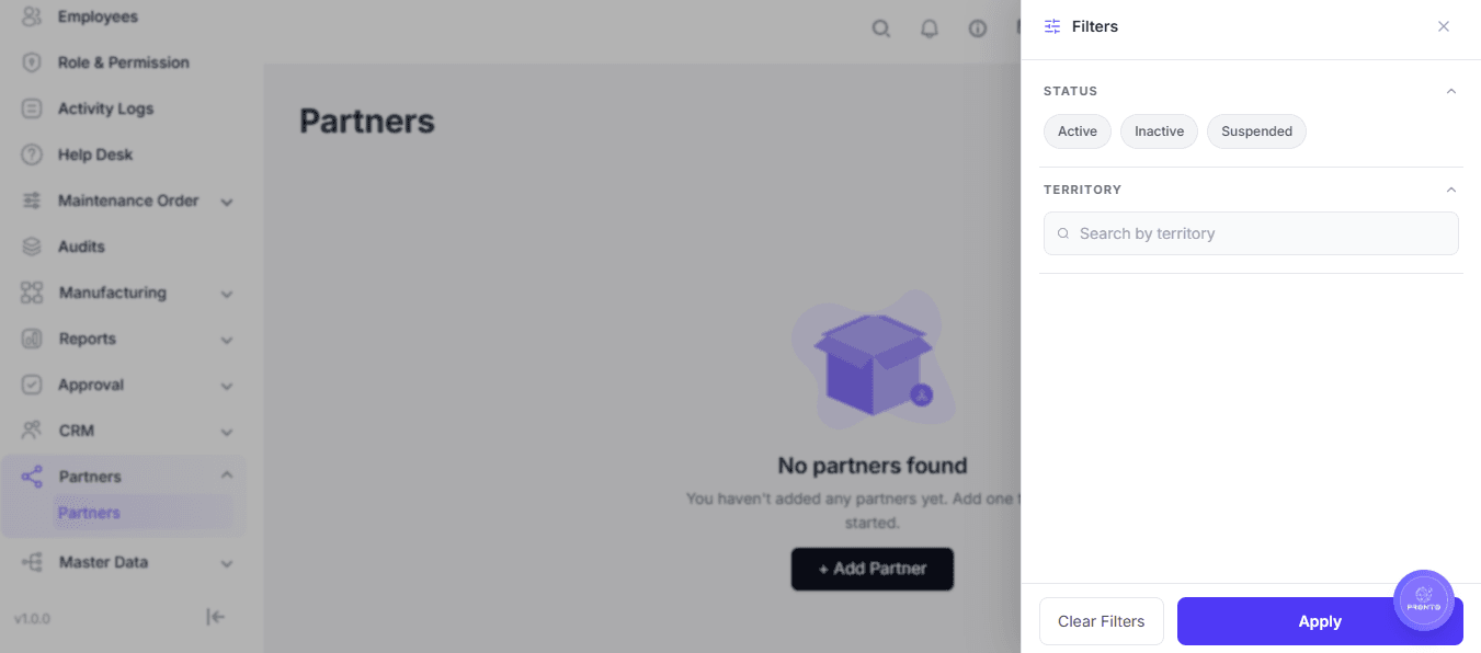 Partner Filters